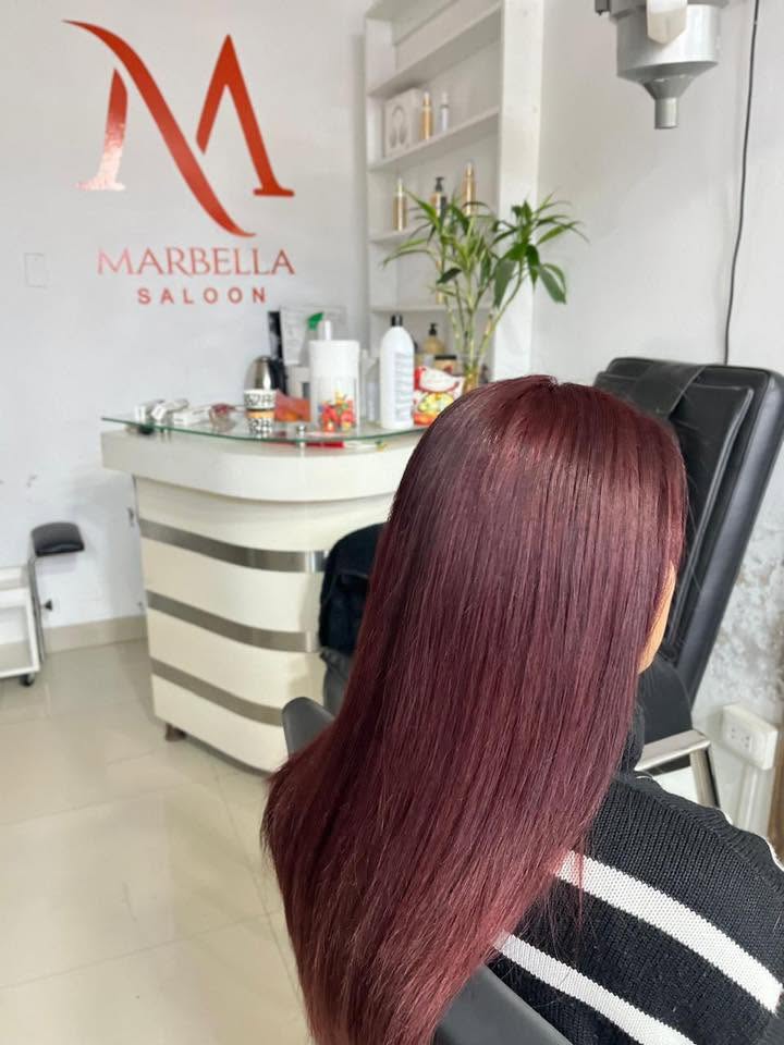 Cabello liso con brillo en Marbella Saloon, San Luis, Lima