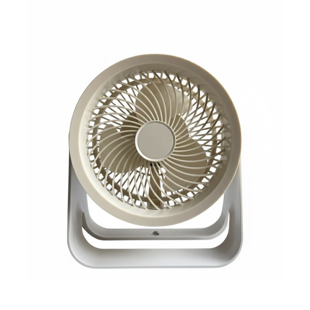 Ventilador de Mesa portátil 4 niveles con carga USB,Luz interna y movimiento 360°