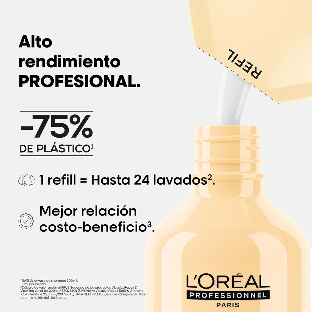 SHAMPOO ABSOLUT REPAIR REFILL 240ML